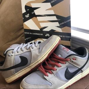 Nike sb dunk low light redwood size 11